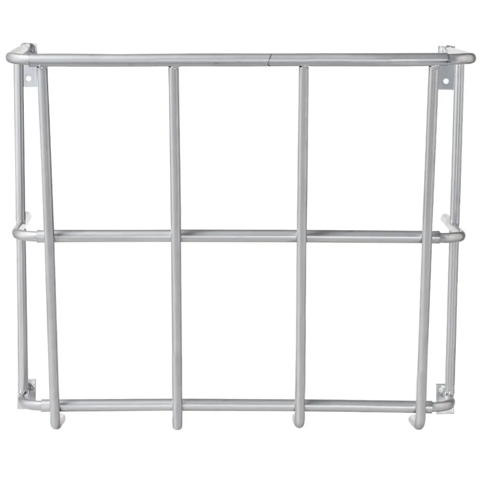 VEVOR Livestock Hay Feeder, 18.5 Gallons Large Capacity, Heavy-Duty Steel Goat Hay Rack, 24.4" Long Wall Mounted Horse Hay Holder, Multiple Sided Feeding Rack for Sheep Farm Livestock Indoor Outdoor