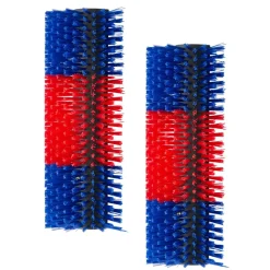 VEVOR Livestock Scratching Brush, 2PCS Goat Scratcher Brush Post with 8 Screws, 16.9