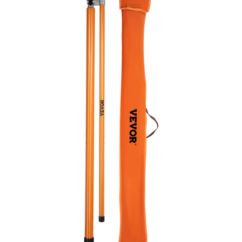 VEVOR Load Height Measuring Stick, 20' Sturdy Fiberglass Truck Height Stick with Adjustable Pole, Non-conductive Truck Height Measuring Stick with Carrying Bag, Height Stick for Trucks, Car Haulers