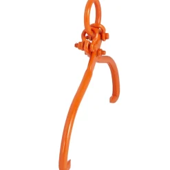 VEVOR Log Skidding Tongs, 18 inch 2 Claw Log Lifting Tongs, Heavy Duty Steel Lumber Skidding Tongs, 772 lbs/350 kg Loading Capacity, Log Lifting, Handling, Dragging & Carrying Tool