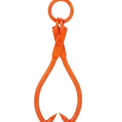 VEVOR Log Skidding Tongs, 18 inch 2 Claw Log Lifting Tongs, Heavy Duty Steel Lumber Skidding Tongs, 772 lbs/350 kg Loading Capacity, Log Lifting, Handling, Dragging & Carrying Tool