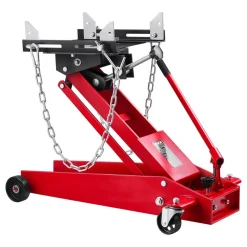 VEVOR Low Profile Floor Jack, 2200 lbs / 1 Ton Lifting Capacity Telescoping Transmission Floor Jack, 7.28-27.6 in Lifting Height, Flexible 360° Swivel wheels, Heavy-Duty Lift Hoist for Garage/Shop