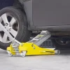 VEVOR Low Profile Floor Jack 3 Ton (6600 lbs), Heavy Duty Aluminum Hydraulic Racing Floor Jack, Hydraulic Car Jack, Dual Piston Quick Lift Pump, 3.7"-18.3" Height Lifting Range (Yellow)