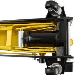 VEVOR Low Profile Floor Jack, 3 Ton (6614 lbs) Capacity, Steel Racing Floor Jack with Single Piston Quick Lift Pump & Foot Pedal, Hydraulic Trolley Car Lift for SUVs, Pickups, Lifting Range 5.1