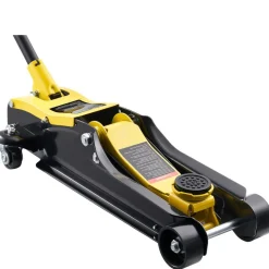 VEVOR Low Profile Floor Jack, 2.5 Ton (5512 lbs) Capacity, Steel Racing Floor Jack with Single Piston Quick Lift Pump & SUV Adapters, Hydraulic Trolley Car Lift for Sedans, Lifting Range 3.3