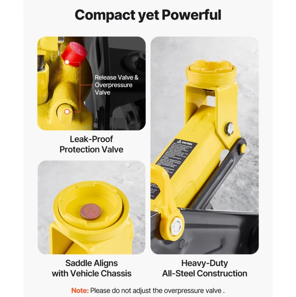 VEVOR Low Profile Floor Jack, 1.5 Ton (3300 lbs) Capacity, Steel Racing Floor Jack with Single Piston Quick Lift Pump, Hydraulic Trolley Car Lift for Sports Cars, Sedans, Lifting Range 5.1-12.2 Inches