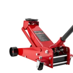 VEVOR Low Profile Floor Jack, 3 Ton (6614 lbs) Capacity, Steel Racing Floor Jack with Single Piston Quick Lift Pump, Hydraulic Trolley Car Lift for Sports Cars, SUVs, Pickups, Lifting Range 5.1