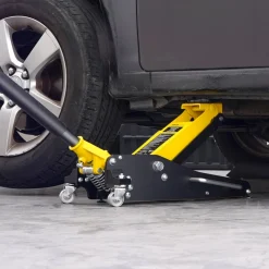 VEVOR Low Profile Floor Jack 2 Ton (4400 lbs) , Heavy Duty Aluminum Hydraulic Racing Floor Jack, Hydraulic Car Jack, Dual Piston Quick Lift Pump, 3.2