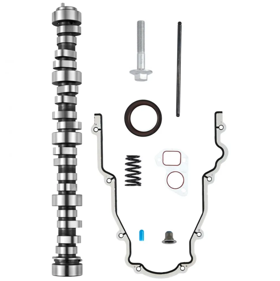 VEVOR LS Truck Cam Kit, 9-Piece Set, Includes Timing Gasket, Pushrods Springs & Seals, Compatible with 1999-2013 GM Gen3/4 Norris Trucks, Fits 4.8L, 5.3L, 6.0L, 6.2L LS Engines, OE 12625437 SP011-16