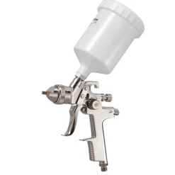 VEVOR LVLP Air Spray Gun, Gravity Feed Paint Sprayer Gun with 3 Nozzles (1.3/1.4/1.7mm), 600ml Capacity Automotive Paint Sprayer with Air Regulator for Furniture, Car Painting, Home Improvement