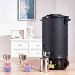 VEVOR 10 L Wax Melter for Candle Making, Extra Large Electric Wax Melting Pot, with Easy Pour Spout and 9-level Temp Control, Easy Clean for Candle Soap Cream Beauty Bulk Production Business or Home