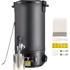 VEVOR 10 L Wax Melter for Candle Making, Extra Large Electric Wax Melting Pot, with Easy Pour Spout and 9-level Temp Control, Easy Clean for Candle Soap Cream Beauty Bulk Production Business or Home