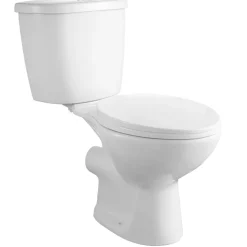 VEVOR Macerating Toilet System with Powerful 800W Macerator Pump, Rear Discharge and Upflush Toilet For Basement, Dual Flush Water Disposal, Macerating Toilet System Kit with 4-Inlet, Space Saving