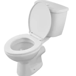 VEVOR Macerating Toilet System with Powerful 500W Macerator Pump, Rear Discharge and Upflush Toilet For Basement, Dual Flush Water Disposal, Macerating Toilet System Kit with 3-Inlet, Space Saving