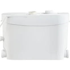 VEVOR Macerator Pump 800W 12000L/h Flow 32.8 ft/10 m Head PCB Smart Control, Macerating Sewage Pump, Waste Water Disposal Upflush Machine with 4 Inlets, for Basement, Toilet, Sink, Laundry, Kitchen
