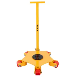 VEVOR Machine Skate, 8800 lbs Machinery Moving Skate, Machinery Mover Skate with 360° Rotation Cap and PU Swivel Rollers, Heavy Duty Industrial Machinery Mover with Handle for Warehouse, Workshop