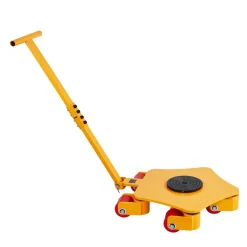 VEVOR Machine Skate, 8800 lbs Machinery Moving Skate, Machinery Mover Skate with 360° Rotation Cap and PU Swivel Rollers, Heavy Duty Industrial Machinery Mover with Handle for Warehouse, Workshop