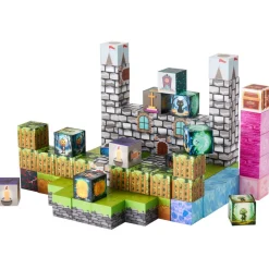 VEVOR Magnetic Blocks, 100 PCS Cemetery Zombies Set, Magnetic Building Cubes for Kids, STEM Montessori Sensory Toys for Christmas Birthday Gift, Construction Stacking Toy for 3+ Years Old Boys & Girls