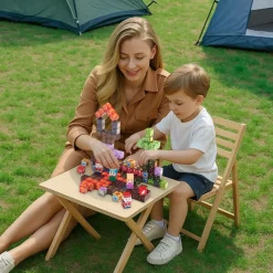 VEVOR Magnetic Blocks, 100 PCS Dark Castle Set, Magnetic Building Cubes for Kids, STEM Montessori Sensory Toys for Christmas Birthday Gift, Construction Stacking Toy for 3+ Years Old Boys & Girls