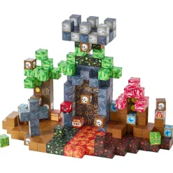 VEVOR Magnetic Blocks, 150 PCS Dark Castle Set, Magnetic Building Cubes for Kids, STEM Montessori Sensory Toys for Christmas Birthday Gift, Construction Stacking Toy for 3+ Years Old Boys & Girls