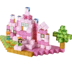 VEVOR Magnetic Blocks, 100 PCS Princess Castle Set, Magnetic Building Cubes for Kids, STEM Montessori Sensory Toys for Christmas Birthday Gift, Construction Stacking Toy for 3+ Years Old Boys & Girls