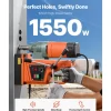 VEVOR Magnetic Drill, 1450W Motor 1.6 in Boring Diameter, 2810 lbf Portable Electric Mag Drill Press, with 2 Coring Bits, Variable Speed, Drilling Machine for Metal Surface, Home Improvement Industry