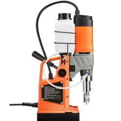 VEVOR Magnetic Drill, 1450W Motor 1.6 in Boring Diameter, 2810 lbf Portable Electric Mag Drill Press, with 11 Coring Bits, 850 RPM Speed, Drilling Machine for Metal Surface, Home Improvement Industry