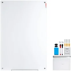 VEVOR Magnetic Glass Whiteboard, Dry Erase Board 36
