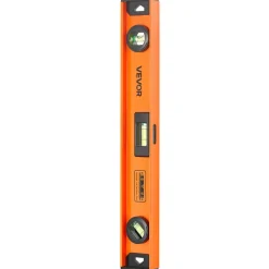 VEVOR Magnetic Level Set, 4-Piece Included 16/24/36/48 in, Aluminum Alloy I-Beam Bubble Leveler with Clear 3 Green Vials & Hanging Hole, Level Tool Ideal for Hanging Pictures, Home Improvement & DIY