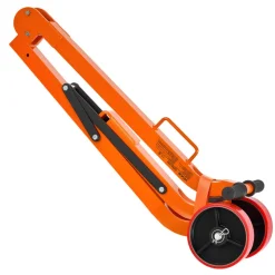 VEVOR Magnetic Lid Lifter Dolly, 1320 lbs Pulling Capacity, Steel Dolly with Heavy Duty Magnet Lift and 2 Wheels, Adjustable Handle, N42 Neodymium, Foldable and Portable, for Lifting Manhole Covers
