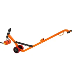 VEVOR Magnetic Lid Lifter Dolly, 1320 lbs Pulling Capacity, Steel Dolly with Heavy Duty Magnet Lift and 2 Wheels, Adjustable Handle, N42 Neodymium, Foldable and Portable, for Lifting Manhole Covers