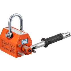 VEVOR Magnetic Lifter, 220 lbs/100 kg Pulling Capacity, 2.5 Safety Factor, Neodymium & Steel, Lifting Magnet with Release, Permanent Lift Magnets, Heavy Duty Magnet for Hoist, Shop Crane, Block, Board