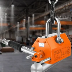VEVOR Magnetic Lifter, 660 lbs/300 kg Pulling Capacity, 2.5 Safety Factor, Neodymium & Steel, Lifting Magnet with Release, Permanent Lift Magnets, Heavy Duty Magnet for Hoist, Shop Crane, Block, Board