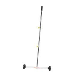 VEVOR Magnetic Sweeper with Wheels, 17 inch, 10 lbs Load Capacity, Lightweight Magnetic Pickup Sweeper with Adjustable Handle, Pick Up Nails and Screws, Easy Cleanup for Garages, Roofing Projects