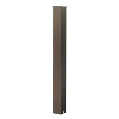 VEVOR Mailbox Post, 43 x 4 x 4 Inches, Steel In-Ground Mounting Mail Box Stand with Powder Coating Surface, Heavy Duty Metal Post Sleeve Kit for Outside Curbside Residential Use, Easy Install, Bronze