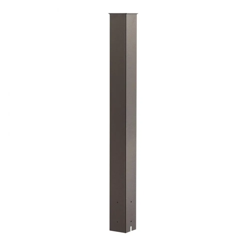 VEVOR Mailbox Post, 43 x 4 x 4 Inches, Steel In-Ground Mounting Mail Box Stand with Powder Coating Surface, Heavy Duty Metal Post Sleeve Kit for Outside Curbside Residential Use, Easy Install, Bronze