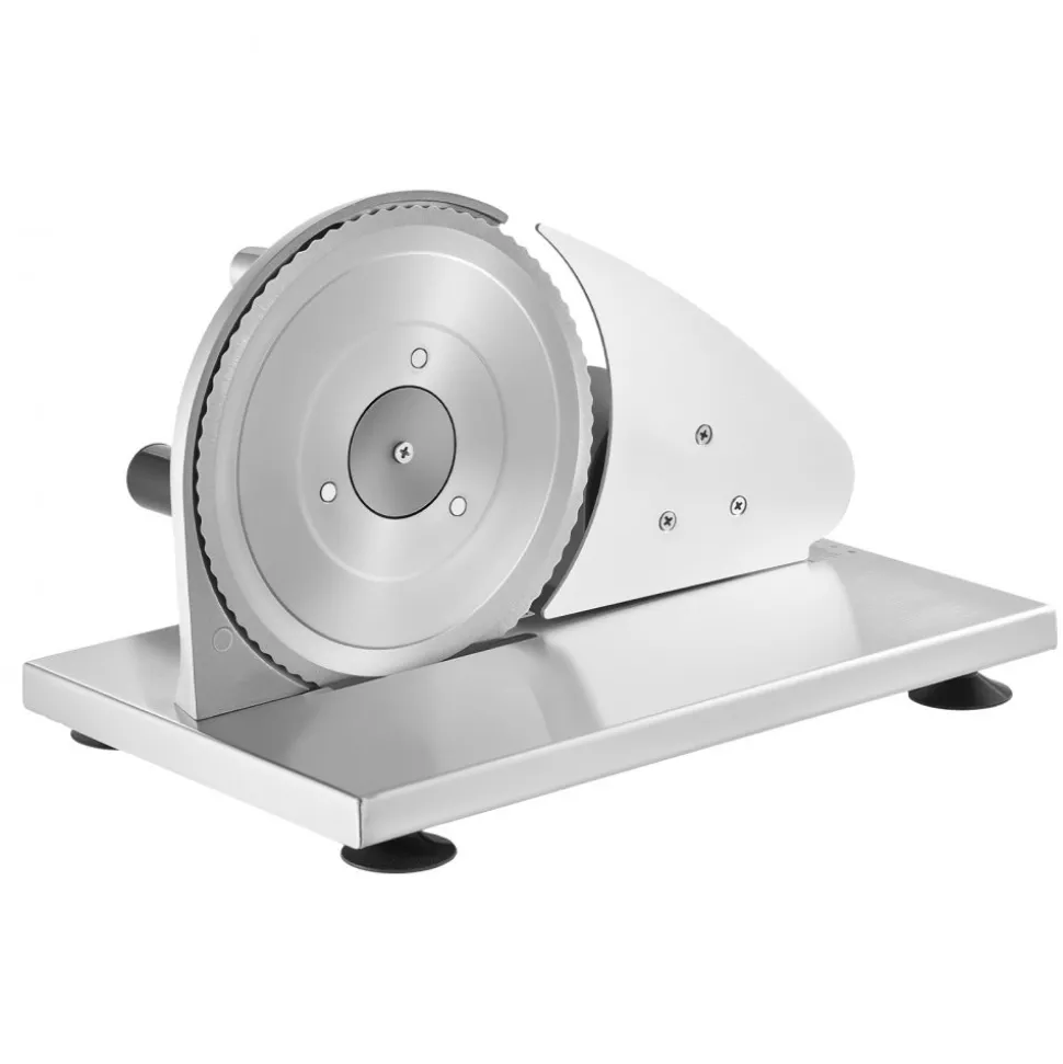VEVOR Manual Bread Slicer, 0-0.6" Adjustable Thickness Cheese Cutter, Hand Cranked Slicer for Homemade Bread - with Serrated Stainless Steel Blade for Kitchen, Restaurant, Bakery, Party