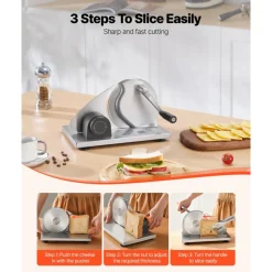 VEVOR Manual Bread Slicer, 0-0.6