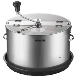 VEVOR Manual Bud Leaf Trimmer, 16 in Reaper Bowl Bud Trimmer with Stainless Steel Blades, Visual Cutting, Wet & Dry Hydroponic Cutting Machine with Tray, Twisted Spin Cut for Plant Buds Flowers