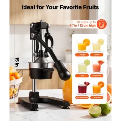 VEVOR Manual Citrus Juicer, 15