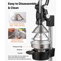 VEVOR Manual Citrus Juicer, 15