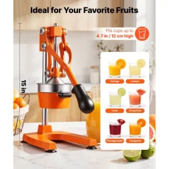 VEVOR Manual Citrus Juicer, 15