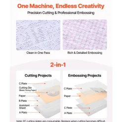 VEVOR Manual Die Cutting and Embossing Machine, 9