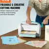 VEVOR Manual Die Cutting & Embossing Machine, Portable Cut Machines, 9 inch Opening Scrapbooking Machine Full Kit Included, For Arts & Crafts, Scrapbooking, Card Making and Crafting, White