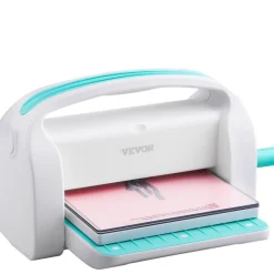 VEVOR Manual Die Cutting & Embossing Machine, Portable Cut Machines, 9 inch Opening Scrapbooking Machine Full Kit Included, For Arts & Crafts, Scrapbooking, Card Making and Crafting, White