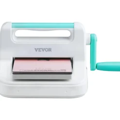 VEVOR Manual Die Cutting & Embossing Machine, Portable Cut Machines, 6 inch Opening Scrapbooking Machine Full Kit Included, For Arts & Crafts, Scrapbooking, Card Making and Crafting, White