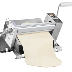 VEVOR Manual Dough Sheeter Machine, Puff Pastry Sheeter and Fondant Roller, Removable Handle, Panel, Roller for Easy Cleaning, Max 1/2 inch Adjustable Thickness, for Home or Small Commercial Kitchens