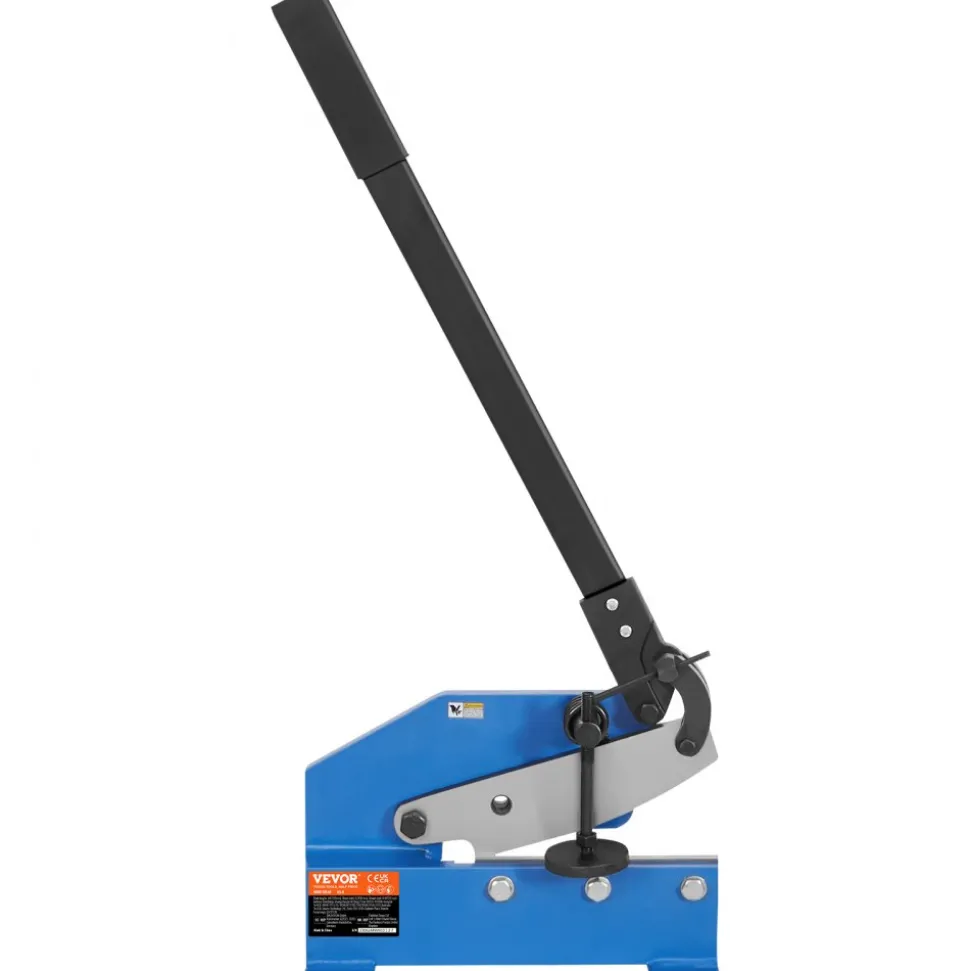 VEVOR 8" Manual Hand Plate Shear for Metal Sheet Processing, HS-8 Benchtop Cutter with Q235 Material, for Crafts Thick Steel Crafting, Heavy Duty Roll Press Machine for Builders, DIY Enthusiasts