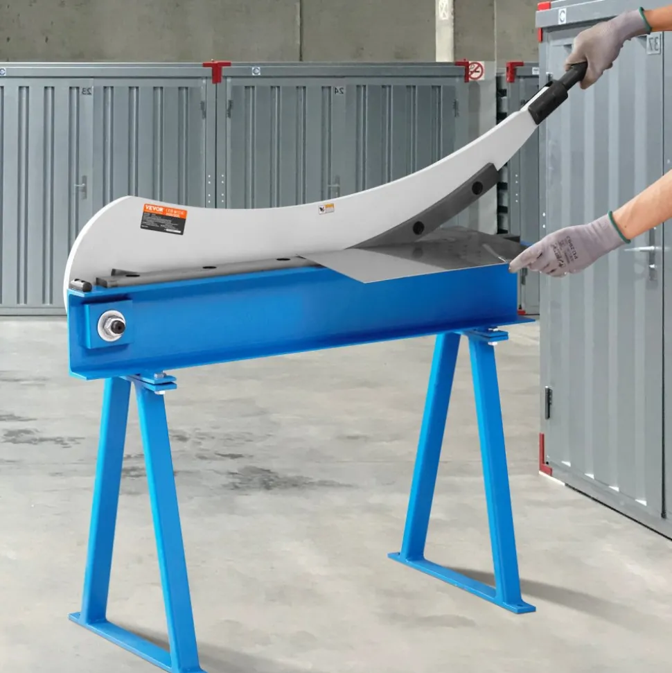 VEVOR 32" Manual Hand Plate Shear for Metal Sheet Processing, Benchtop Cutter with Q235 Material, for Crafts Thick Steel Crafting, Heavy Duty Roll Press Machine for Builders, DIY Enthusiasts