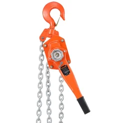 VEVOR Manual Lever Chain Hoist, 6T 13200LBS Capacity Heavy Duty Come Along, 20FT Lift G80 Alloy Steel Chain With Dual Pawl Mechanical Brake,360°Rotating Hooks, for Warehouse Construction Garage